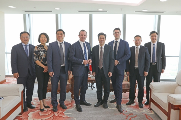 西澳大利亞州州長(zhǎng)麥高文一行訪問中鋼集團(tuán)